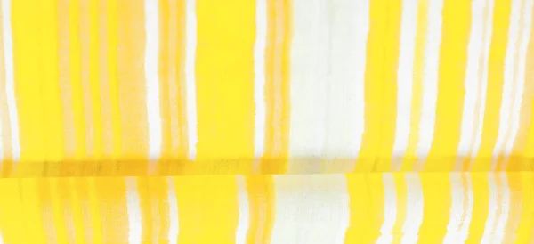 Textura Pozadí Vzor Žluté Pruhy Bavlněná Tkanina Pončo Pončo Mapudungun — Stock fotografie