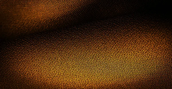Background Texture Dark Sepia Brown Yellow Chiffon Silk Soft Transparent — Stock Photo, Image