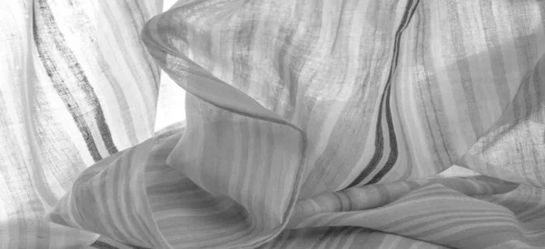 Texture Fond Motif Rayures Blanches Tissu Coton Poncho Pontro Mapudungun — Photo