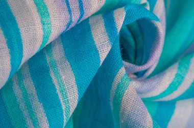 Doku, arka plan, desen, beyaz mavi pamuk şeritler, Mapudungun pontro panço, battaniye, yün kumaş - bunlar vücudu sıcak tutmak için tasarlanmıştır..