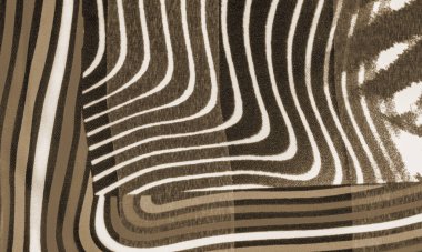 Tedoku deseni, ipek kumaş, Afrika teması, kumaş baskısı, neşeli desen projeyi süsleyecek. Özgürlük temasının iki yönlü doğası, cennet, cehennem, egzotik banallik, rüya gerçekliği