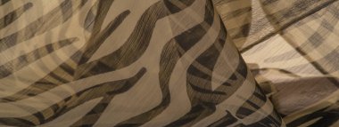 Yapısal arka plan koleksiyonu, ipek kumaş, Afrika tarzında zebra derisi. Tasarımcı için, taslak düzeni, dekoratör çevresi.