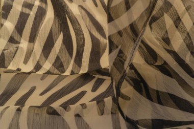 Yapısal arka plan koleksiyonu, ipek kumaş, Afrika tarzında zebra derisi. Tasarımcı için, taslak düzeni, dekoratör çevresi.