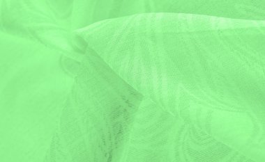 Doku, arkaplan, şablon, his, kambriç - çok ince şeffaf yumuşak merserize kumaş, yeşil sihirli nane