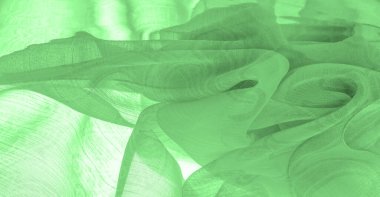 Doku, arkaplan, şablon, his, kambriç - çok ince şeffaf yumuşak merserize kumaş, yeşil sihirli nane