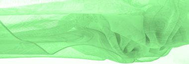 Doku, arkaplan, şablon, his, kambriç - çok ince şeffaf yumuşak merserize kumaş, yeşil sihirli nane