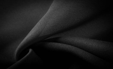 Doku, arkaplan, desen, saten siyah genellikle parlak bir yüzeye ve donuk bir sırta sahip, saten dokuma dört ya da daha fazla dolgu ipliği ile karakterize edilir.,