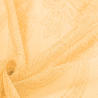 Doku, arkaplan, desen, his, kambriç - çok ince şeffaf yumuşak merserize kumaş, kehribar sarısı
