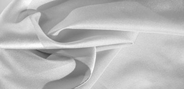 doku, arka plan, desen, beyaz renk ipek kumaş. Bu ipek inanılmaz derecede zarif. Bu yapılan projeler uzun bir süre sürecek ve hala oldukça iyi durumda olacak.