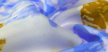 Doku desenli pamuk kumaş. Beyaz arka planda güller. Tasarımları, projeleri, duvar kağıtlarını işlemek için çok kullanışlı ve ideal. Bu kumaşla projeleriniz en iyisi olacak.