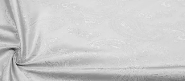 Doku Arkaplanı Pek Kumaş Siyah Beyaz Renkli Lüks Yumuşak Ipek — Stok fotoğraf