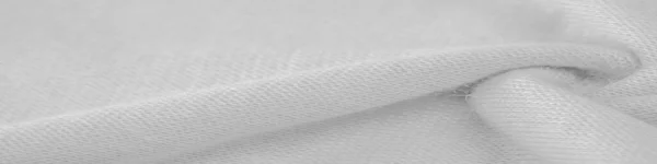 Achtergrond Textuur Patroon Wit Wolweefsel Dun Zacht Krullend Golvend Haar — Stockfoto