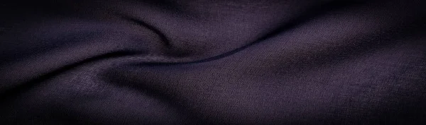 Arkaplan Dokusu Koyu Mavi Şifon Ipeği Yumuşak Şeffaf Bir Kumaştır — Stok fotoğraf