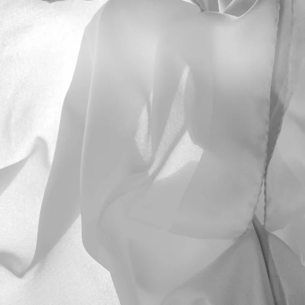 Tło Tekstura Wzór Biały Jedwab Tkaniny Biały Biały Honky Lilia — Zdjęcie stockowe