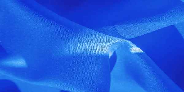 Textura Fondo Patrón Tejido Satinado Seda Azul Claro Sólido Duquesa — Foto de Stock