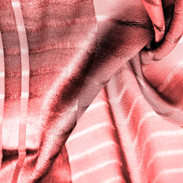 Doku Arkaplan Şekil Çizgileri Olan Basit Kırmızı Kumaş Pliğin Çıkarılması — Stok fotoğraf