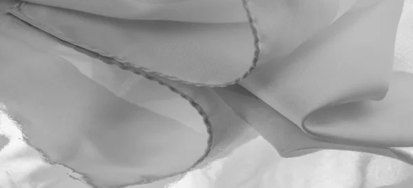 Fundo Textura Padrão Tecido Seda Branca Branquelas Branquelas Branquelas Lily — Fotografia de Stock