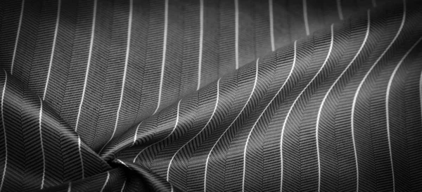 Textured Drawing Composite Textiles Noble Gray Silver Silk Fabric Thin — Stock Photo, Image