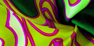 İpek soyut kumaş Bu lüks ipek şifon kumaş bir gösteri durdurucudur. Şeffaftır, sıvı bir perdesi vardır ve çok yumuşaktır. Projelerin için mükemmel. Renkler arasında yeşil, beyaz ve pembe