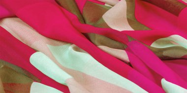 Doku, arkaplan, ipek kumaş deseni, dikdörtgen eşkenar dörtgen, bohem baskısı, tasarım ve proje aksanlarınız için dekoratif kumaşlar, çok renkli grunge kırmızı soluk mavi