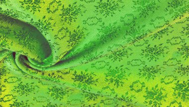 doku arkaplan deseni. Yeşil kumaş. Bu sizin tasarımınız için: Duvar kağıdı posterleri. Sıra dışı projeler için harika, çünkü bu kumaşların modası geçmedi. !