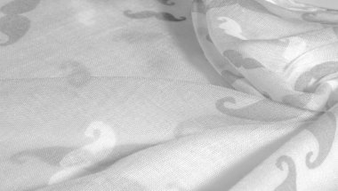 Kumaş arka plan, beyaz ipek kumaş boyalı bıyık, İnek Bıyığı kremi, İnek Bıyığı beyazı