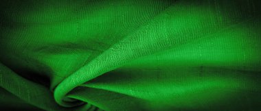 Duvar kağıdının dokusu, süs süsü, yeşil sentlik koyu zümrüt ipeği kumaşı, dekoratif elementler ekleyerek daha çekici hale getirebilirsiniz.