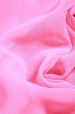 doku arkaplan deseni. İnce bir mat parıltısı olan kırmızı ipek kumaş. Dizaynınız, aksanınız, duvar kağıtlarınız, posterleriniz ve kartpostallarınız için mükemmel..