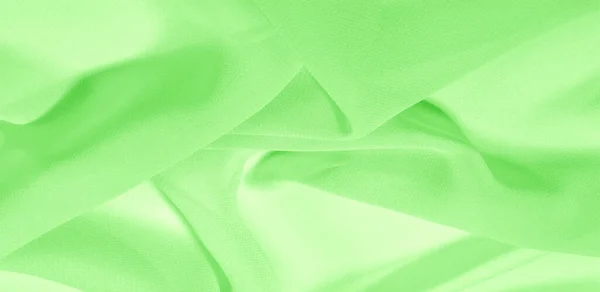 Texture Fond Motif Tissu Soie Vert Avec Subtil Éclat Mat — Photo
