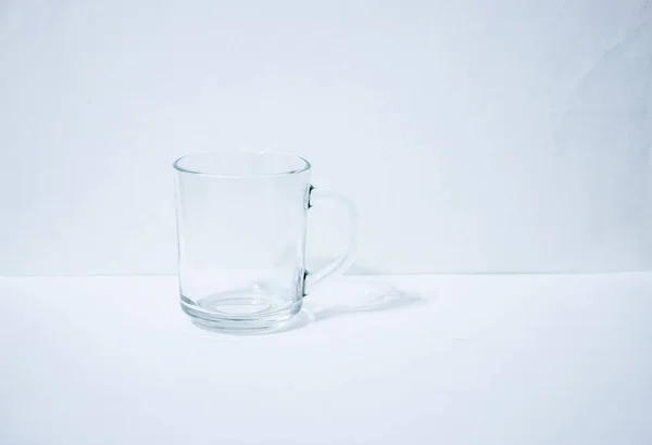 One empty glass beaker