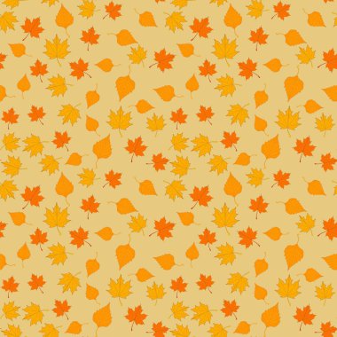 Sonbahar yapraklı pürüzsüz desen