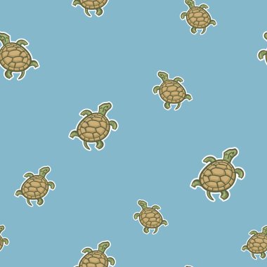 kaplumbağaları seamless modeli