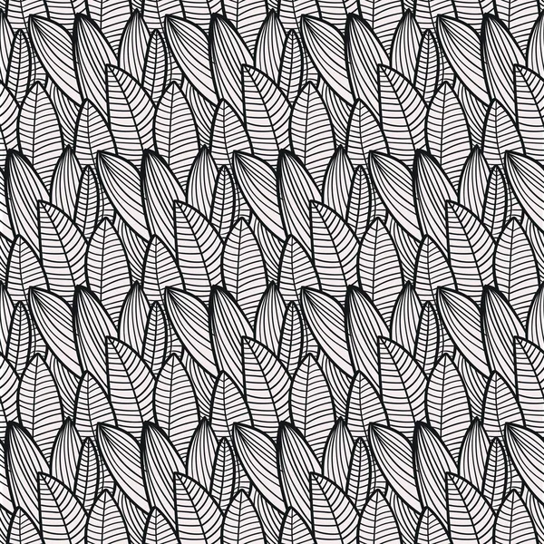원활한 잎 패턴 — 스톡 벡터
