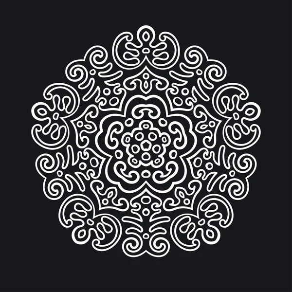 Mandala. motivos ornamentales . — Vector de stock