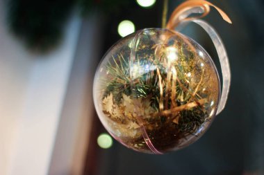 Noel çelenk, ağaç, Noel süsleri, yılbaşı hediyeleri, yeni yıl, Noel Baba, arka plan, bokeh