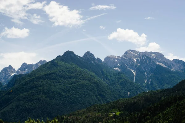 Slavné Alpské Místo Kouzelnými Dolomitskými Horami Itálie — Stock fotografie