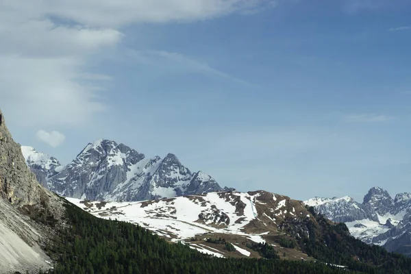 Beroemde Alpen Plaats Met Magische Dolomieten Italië — Stockfoto