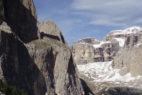 Famoso Luogo Alpino Con Magiche Montagne Delle Dolomiti Italia — Foto Stock