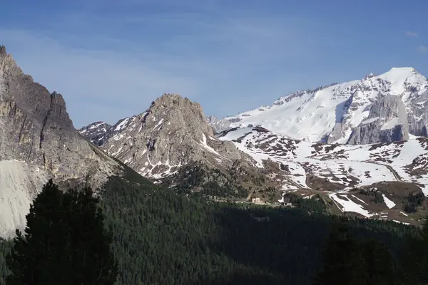 Lieu Alpin Célèbre Avec Des Montagnes Dolomites Magiques Italie — Photo