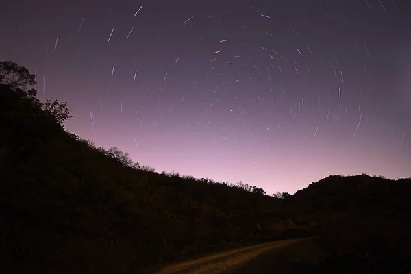 Perseid Meteor Shower Gwiazdy — Zdjęcie stockowe