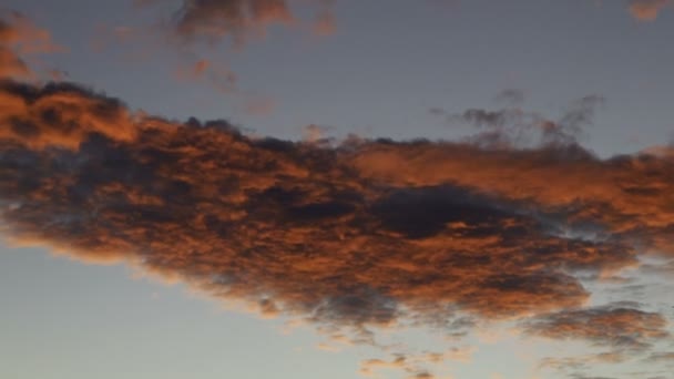 Turgutreis Bulutlar Timelapse Mavi Gökyüzü — Stok video