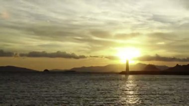 Küçük bir sahil kasabası Turgutreis zaman aşımı