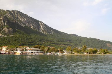 Deniz kenti Bodrum ve muhteşem gün batımları. Mugla, Türkiye