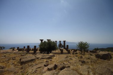 Assos, Çanakkale, Türkiye Athena Tapınağı kalıntıları