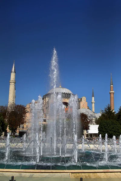 Ibadah Muslim Hagia Sophia Masjid Istanbul Turki — Stok Foto