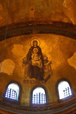 Türkiye 'de İslam ibadeti Ayasofya Camii İstanbul