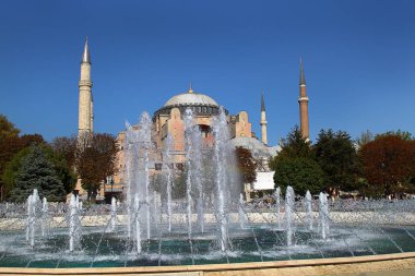 Türkiye 'de İslam ibadeti Ayasofya Camii İstanbul