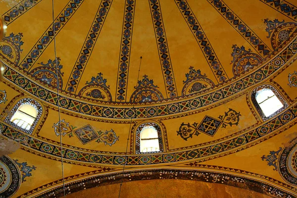 Muszlim Istentisztelet Hagia Sophia Mecset Isztambul Törökországban — Stock Fotó