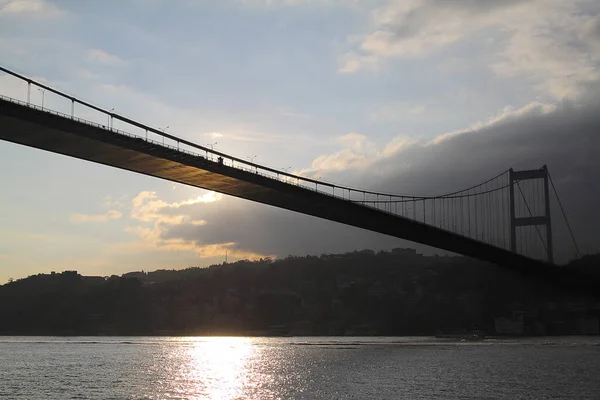 Мостом Босфор Стамбул Турция — стоковое фото