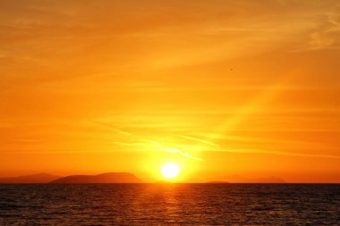 Deniz kenti Turgutreis ve muhteşem gün batımları